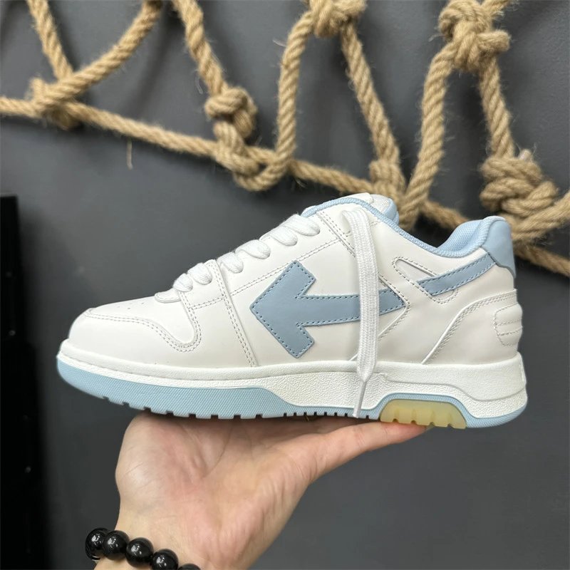 Off-White Diagonal Arrow Low 'For Whom?' Black Sneakers - 31