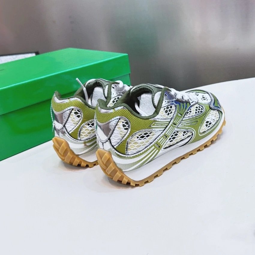 Asics Gel-Lyte III x Maison Margiela Green White Mesh Sneakers - 1