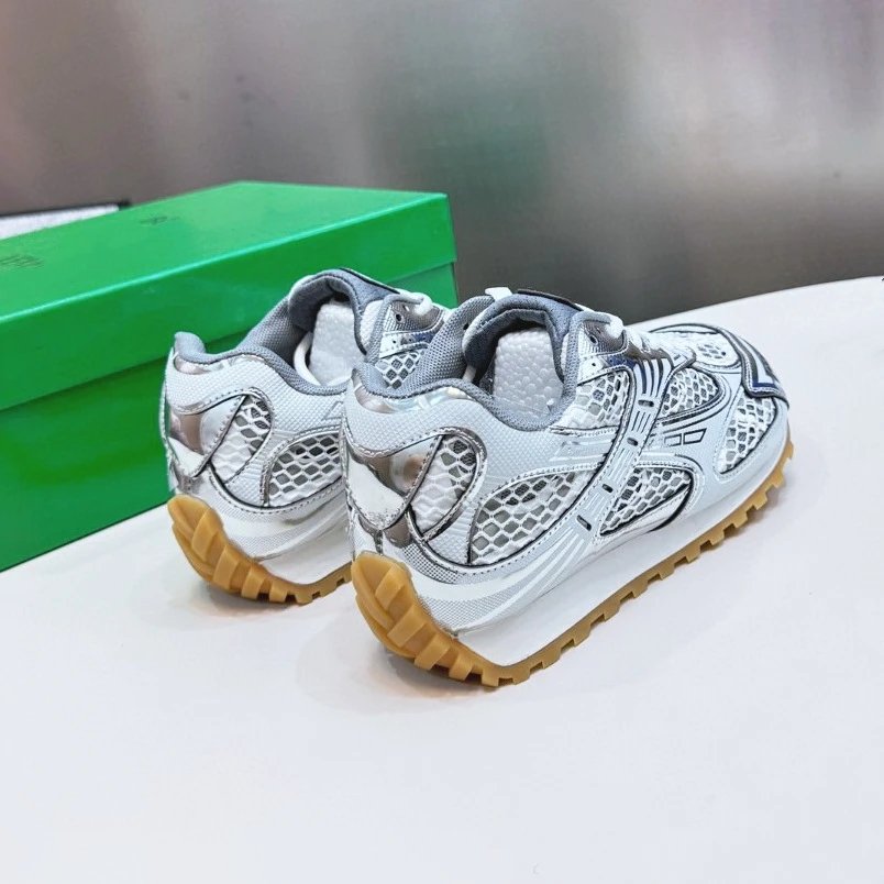 Asics Gel-Lyte III Silver Mesh White Sneakers - 1