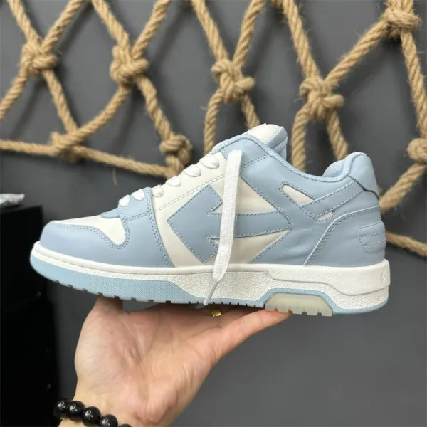 Off-White Diagonal Arrow Low 'For Whom?' Black Sneakers - 7