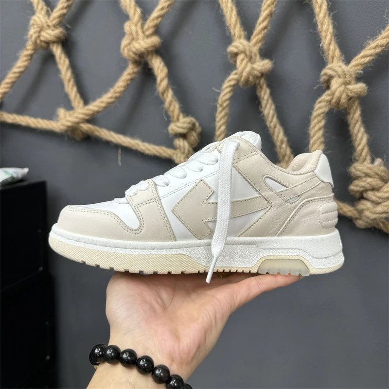 Off-White Diagonal Arrow Low 'For Whom?' Black Sneakers - 29
