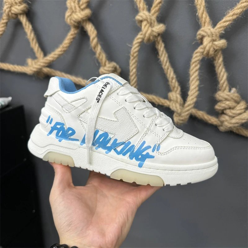 Off-White Diagonal Arrow Low 'For Whom?' Black Sneakers - 14