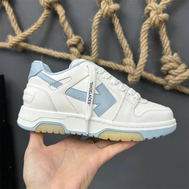 Off-White Diagonal Arrow Low 'For Whom?' Black Sneakers - 30