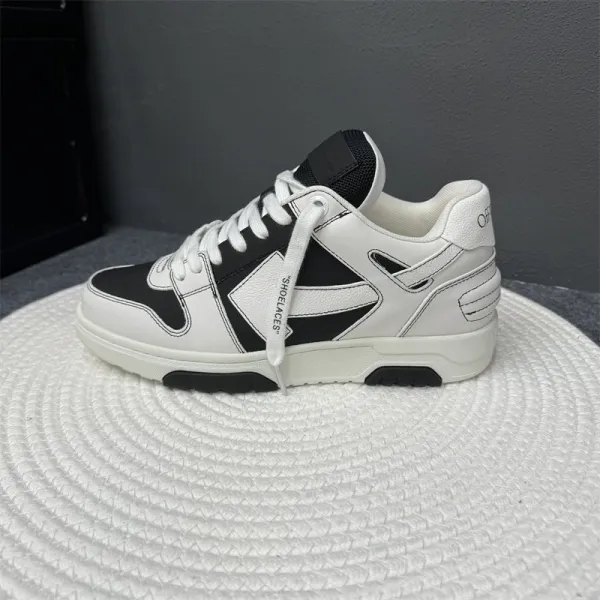 Off-White Diagonal Arrow Low 'For Whom?' Black Sneakers - 39