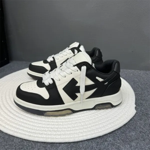 Off-White Arrow Low Black and White Sneakers - 1