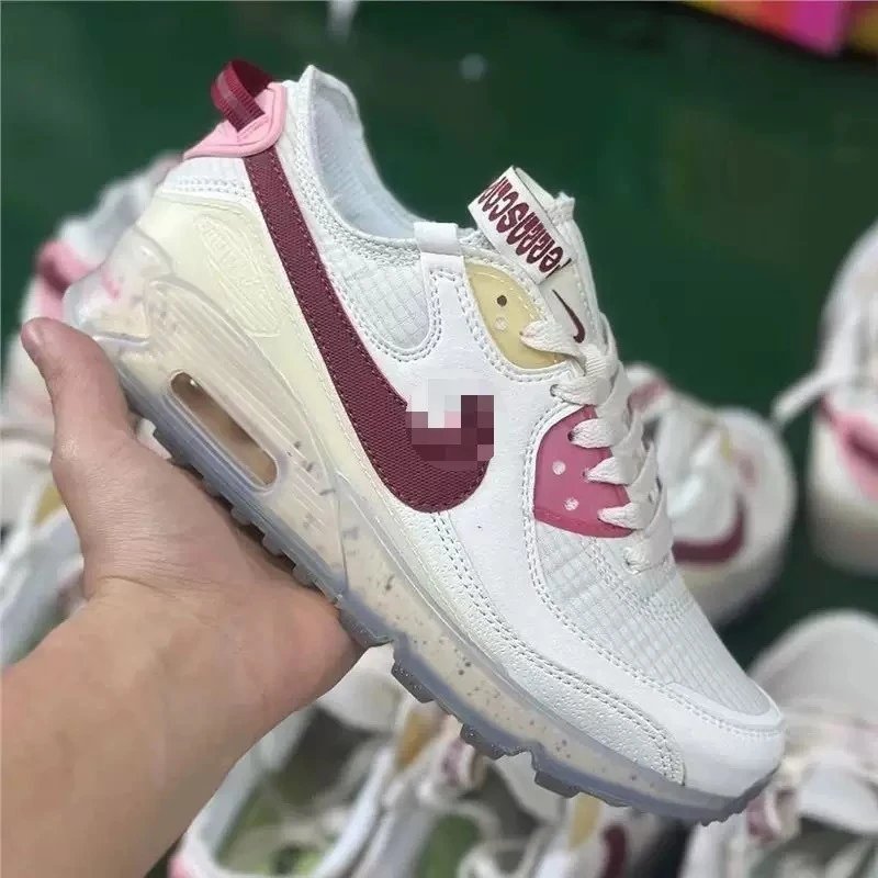 Nike Air Max 90 White Red Casual Sneakers