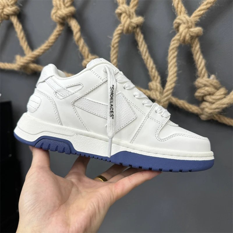 Off-White Diagonal Arrow Low 'For Whom?' Black Sneakers - 20