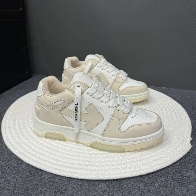 Off-White Diagonal Arrow Low 'For Whom?' Black Sneakers - 28