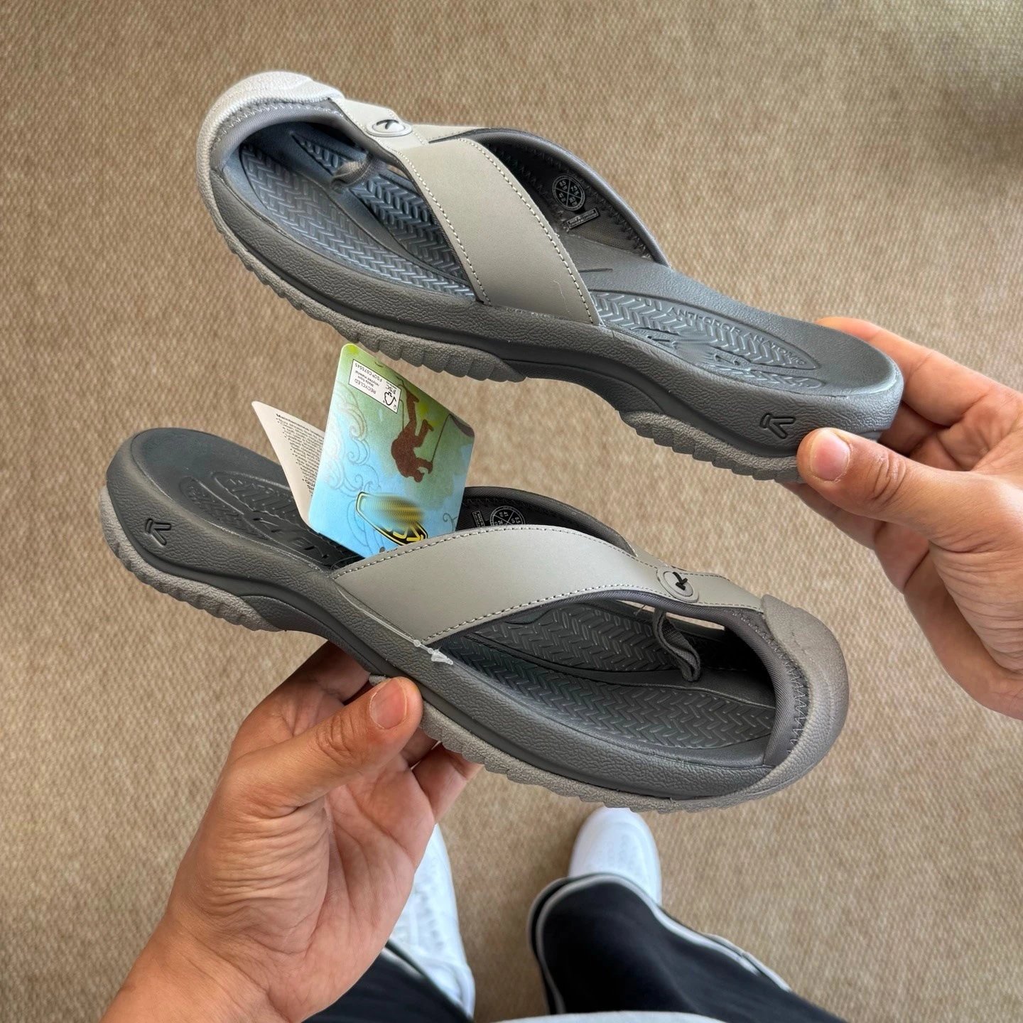 Design Keen Venice H2 Gray / Stone Sandals Slippers - 13