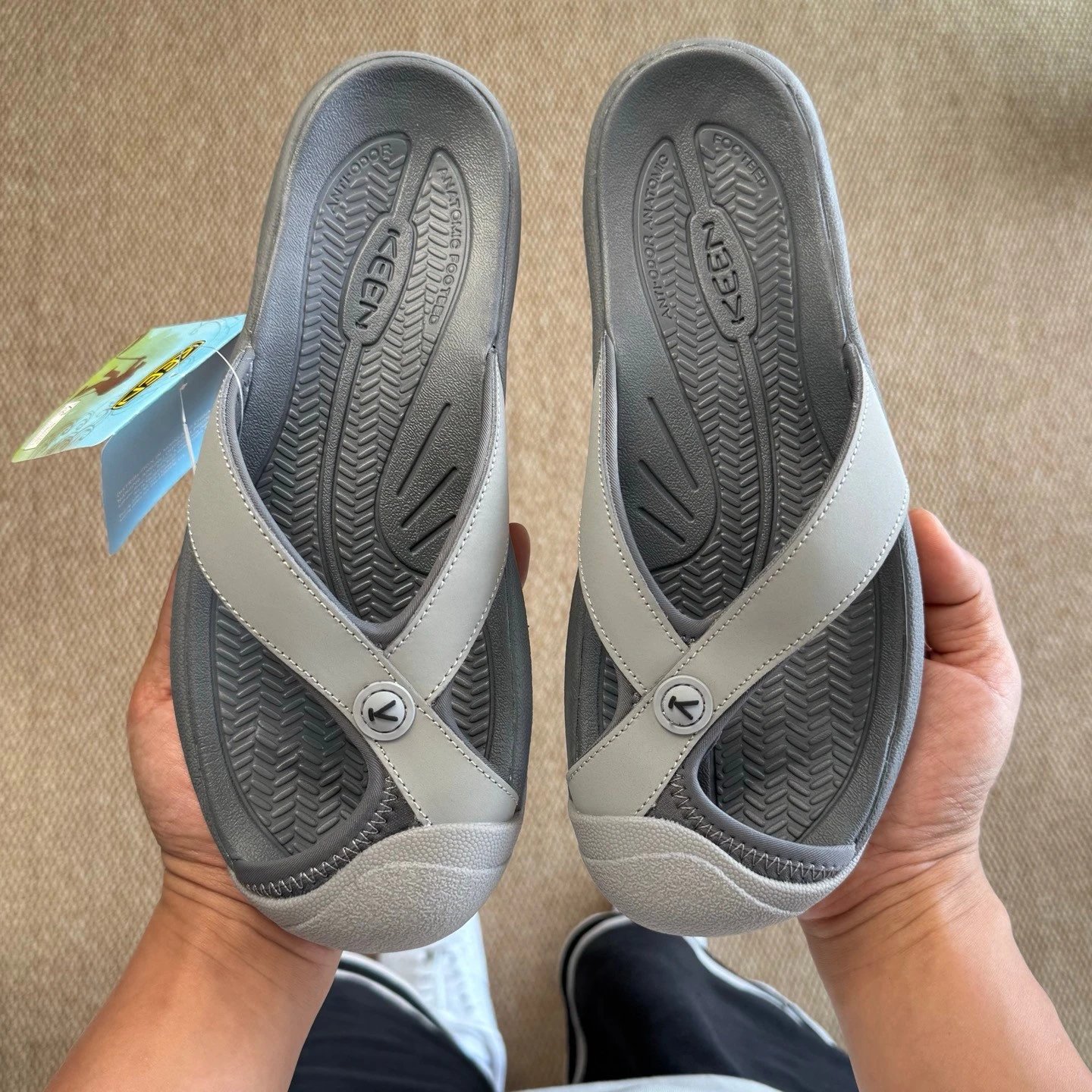 Design Keen Venice H2 Gray / Stone Sandals Slippers - 14