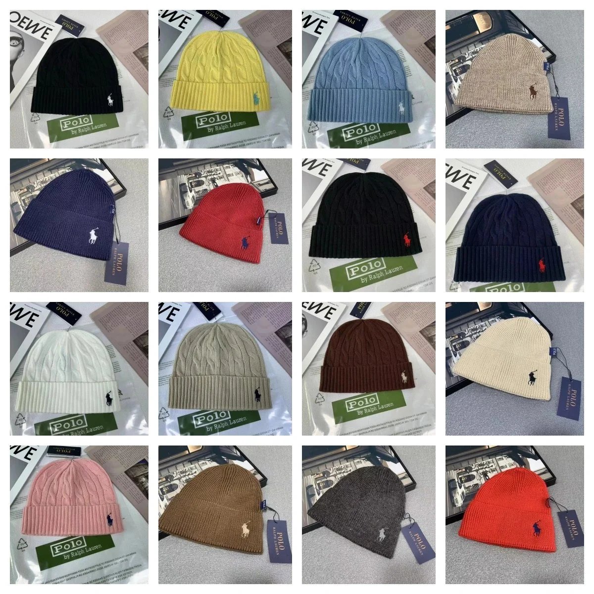 Ralph Lauren Cable Knit Beanie