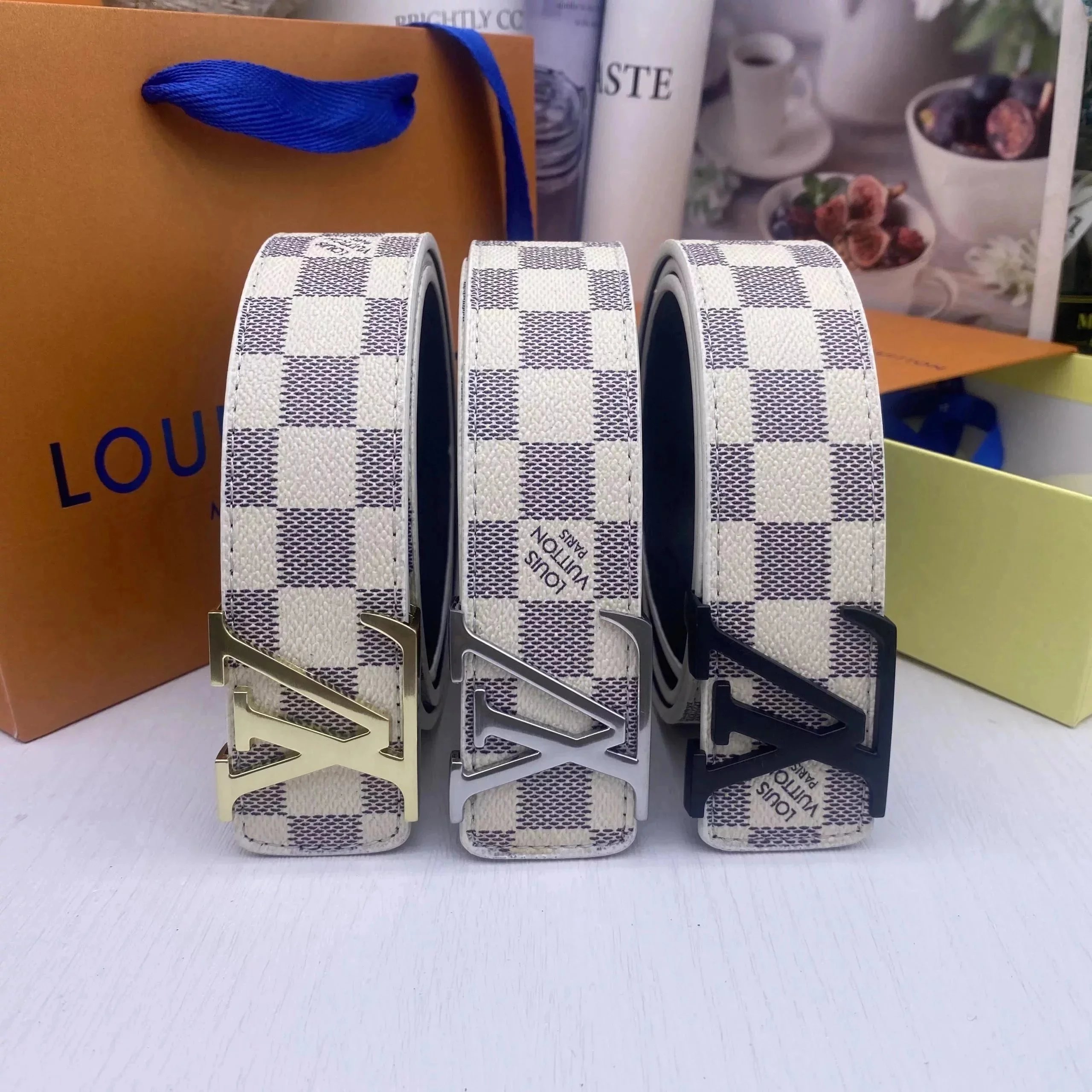 Louis Vuitton Belts Monogram Canvas Belt with LV Buckle image 4