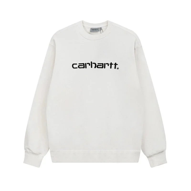 Carhartt WIP Script Logo Crewneck Navy Sweatshirt - 5
