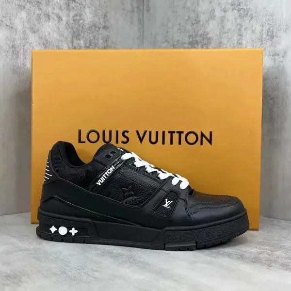 Louis Vuitton Trainer Black Sneakers - 1