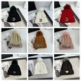 Chanel Knit Beanie with Pom-Pom and Logo Embellishment [40 styles]