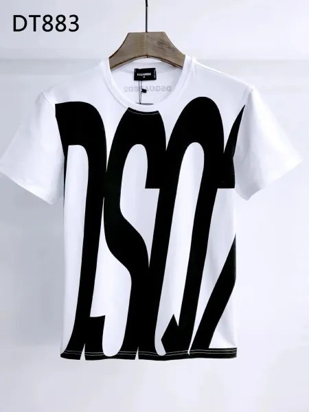 Dsquared2 Logo Print White T-Shirt - 1