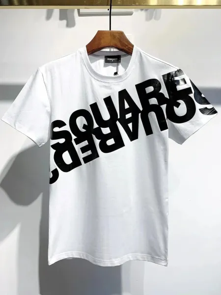 Dsquared2 Logo Print White T-Shirt - 1