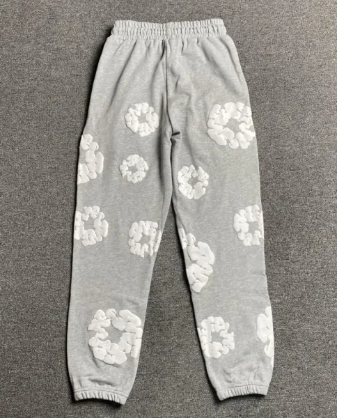 Off-White Cloud Print Gray Sweatpants - 1