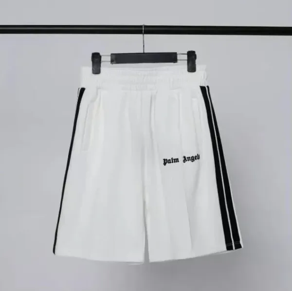 Palm Angels Track Shorts Yellow - 4