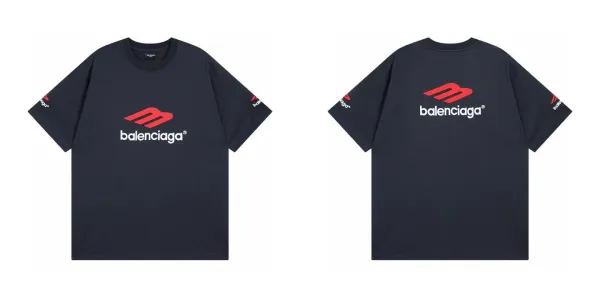 Balenciaga x McLaren Logo T-Shirt Navy - 1