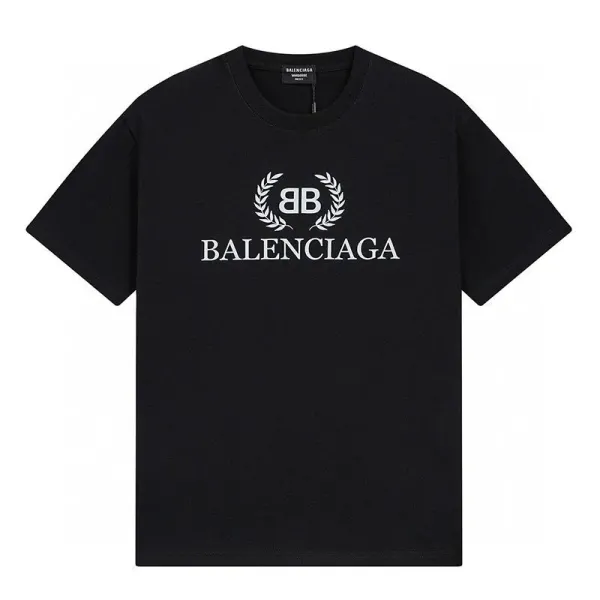 Balenciaga BB Laurel T-Shirt Black - 1
