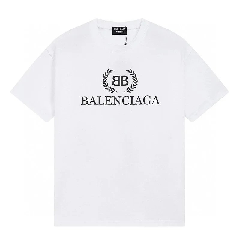 Balenciaga T-Shirts Short-Sleeve Logo Graphic — 6