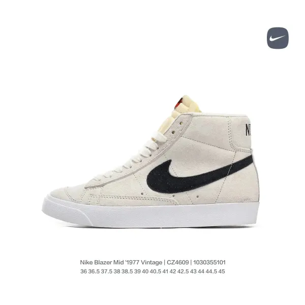 Nike Blazer Mid '1977 Vintage Off-White Sneakers - 1