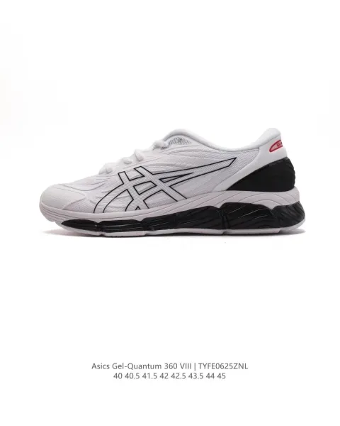 Asics Gel-Quantum 360 Black Blue Silver Running Shoes - 10