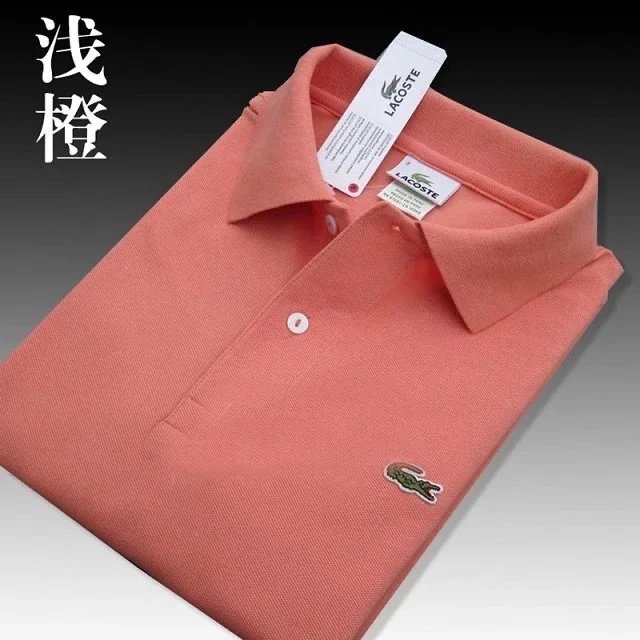 Lacoste T-Shirts Short-Sleeve Piqué Polo Shirt with Crocodile Logo — 6