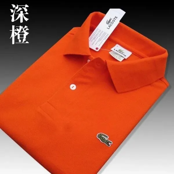 Lacoste Classic Polo Shirt Deep Orange Polo - 1