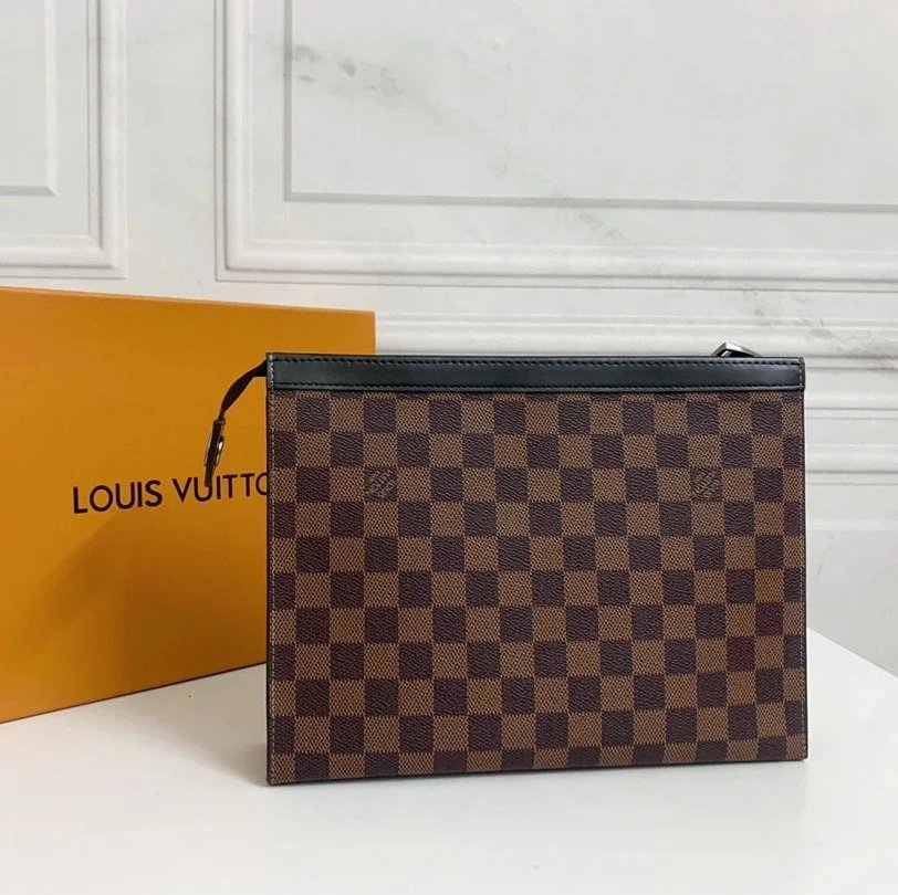 Louis Vuitton Damier Ebène Pochette Métis Clutch - 1