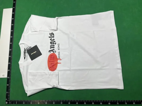 Off-White x Angels Bear Embroidered White T-Shirt - 8