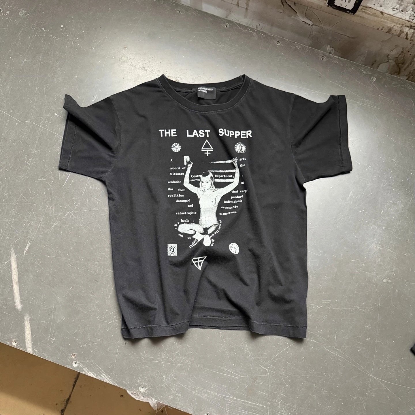 Slogan Graphic Washed T-Shirt photo 4