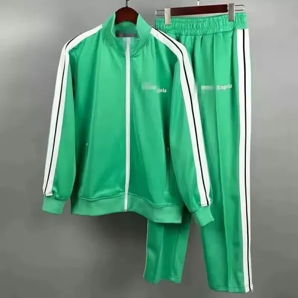 Design Track Suit Beige with White and Black Stripes Tracksuit - 11