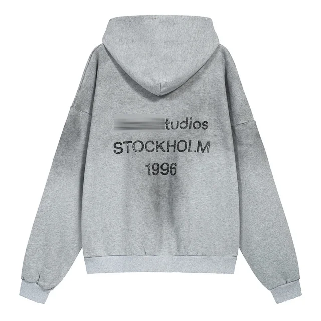 Acne Studios Hoodies & Sweatshirts Stockholm 1996 back-print hoodie product detail image 18