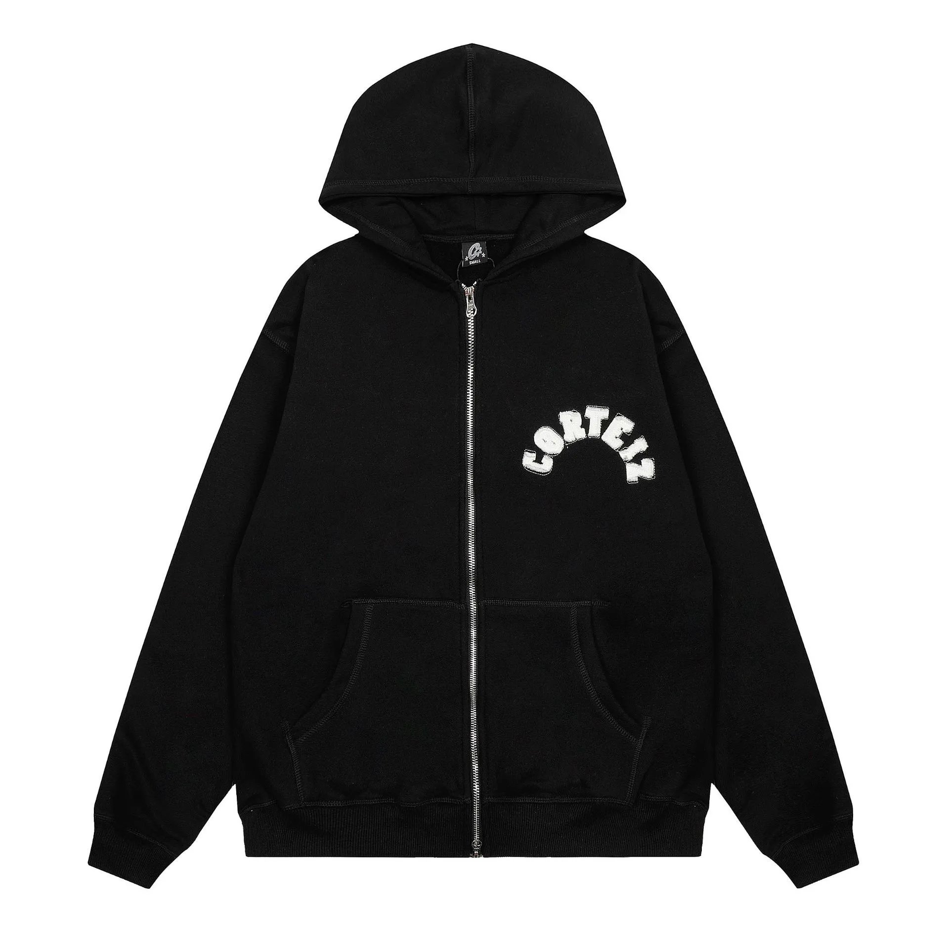 Embroidered Logo Fleece Hoodie photo 2