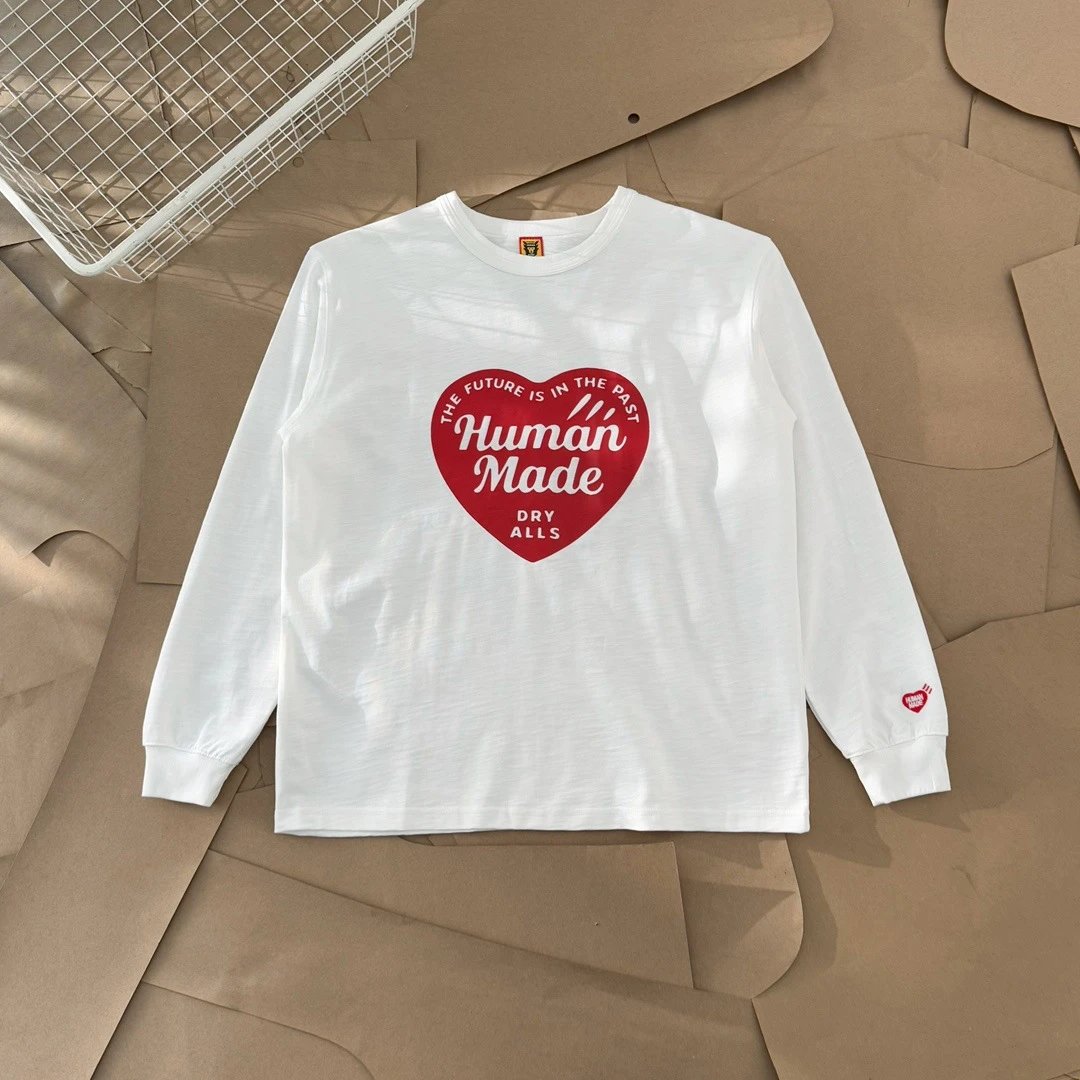 Heart Print Long Sleeve T-Shirt photo 3