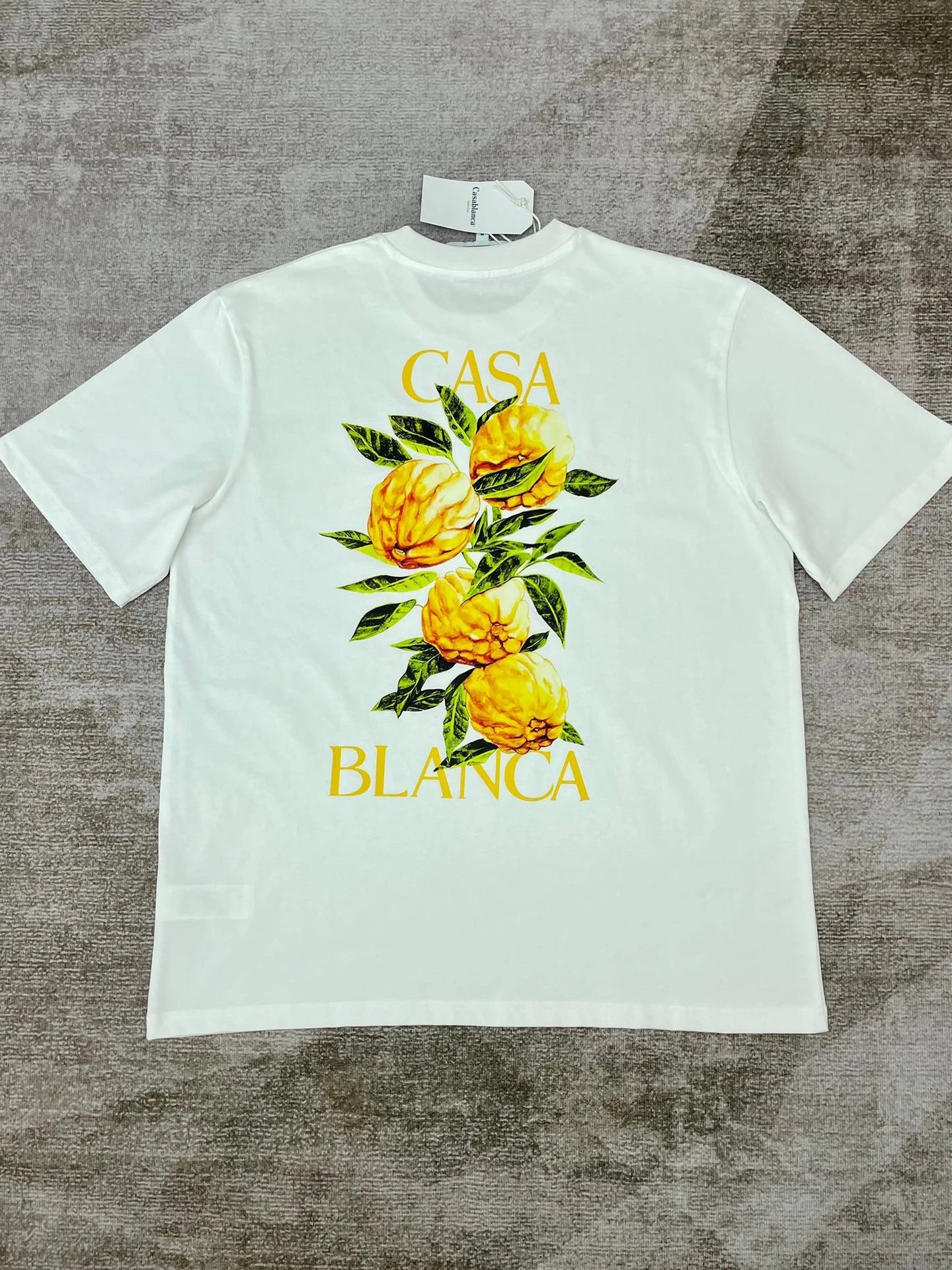Casablanca Plaza Casa Graphic T-Shirt White - 54