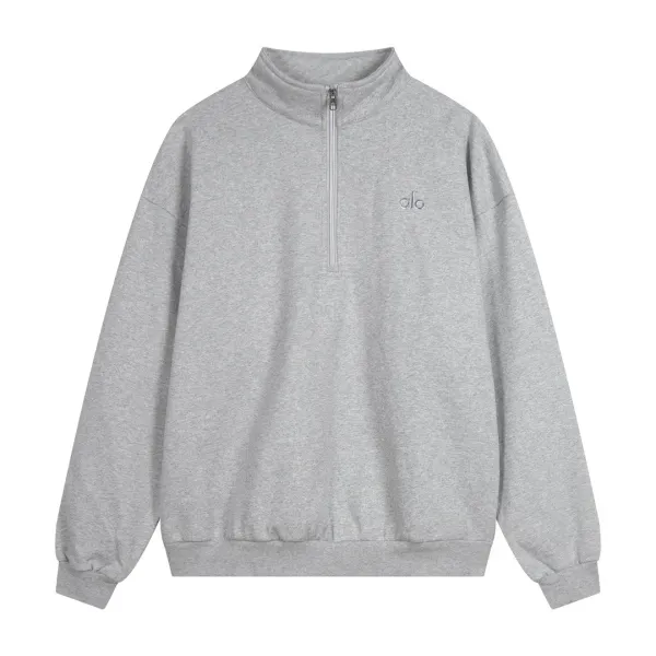 alo Essential Hoodie & Sweatpants Set in Navy, Black, Gray, Brown, Beige - 13