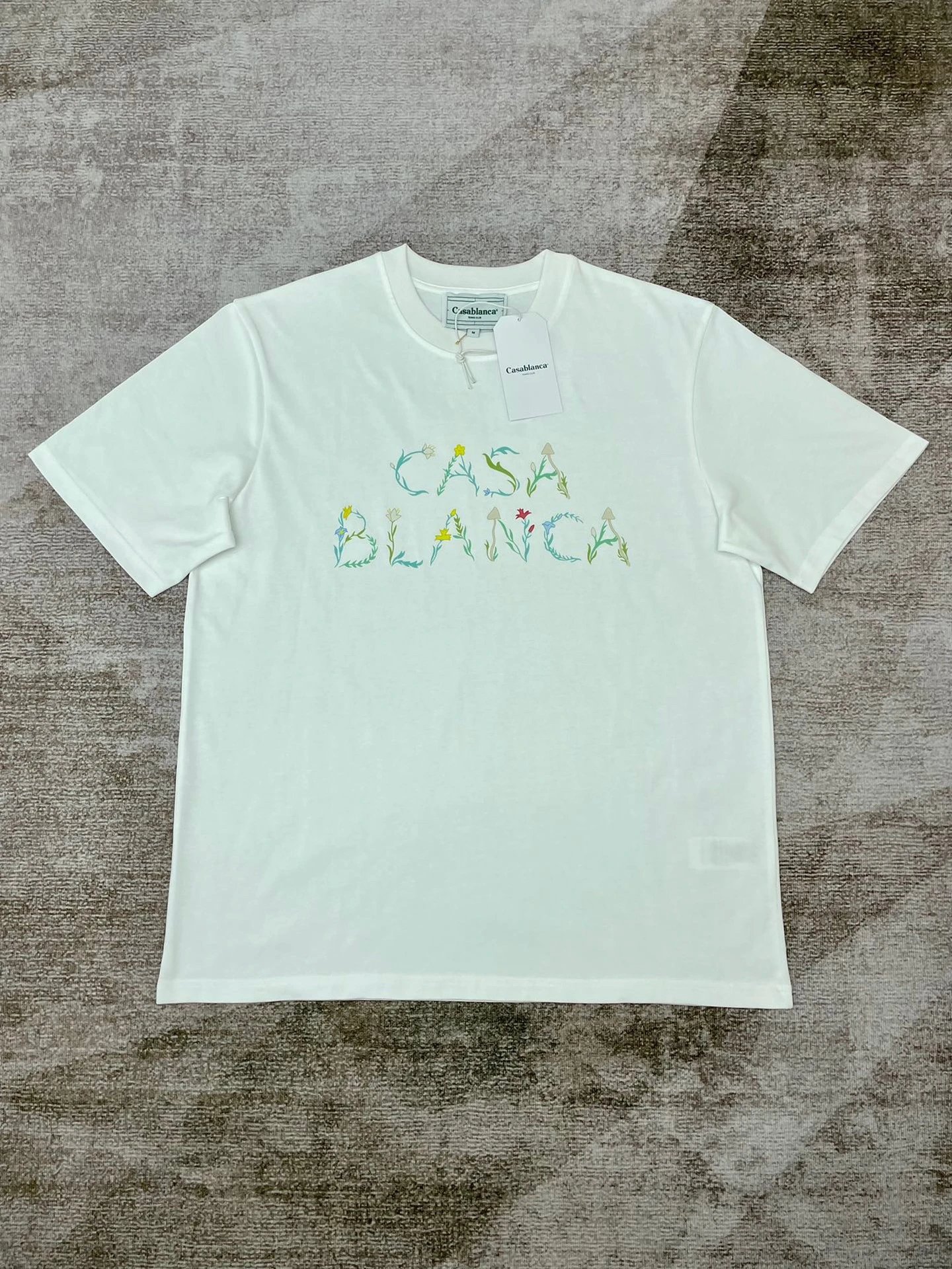 Casablanca Plaza Casa Graphic T-Shirt White - 23