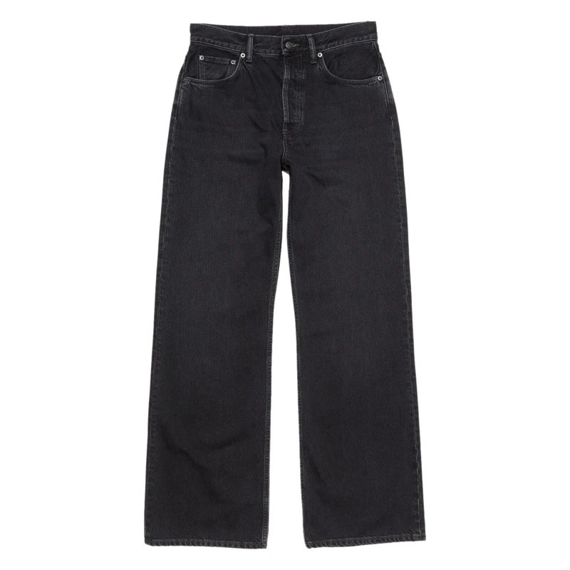 Hand Drawn Ink Wash Distressed Denim Jeans photo 4