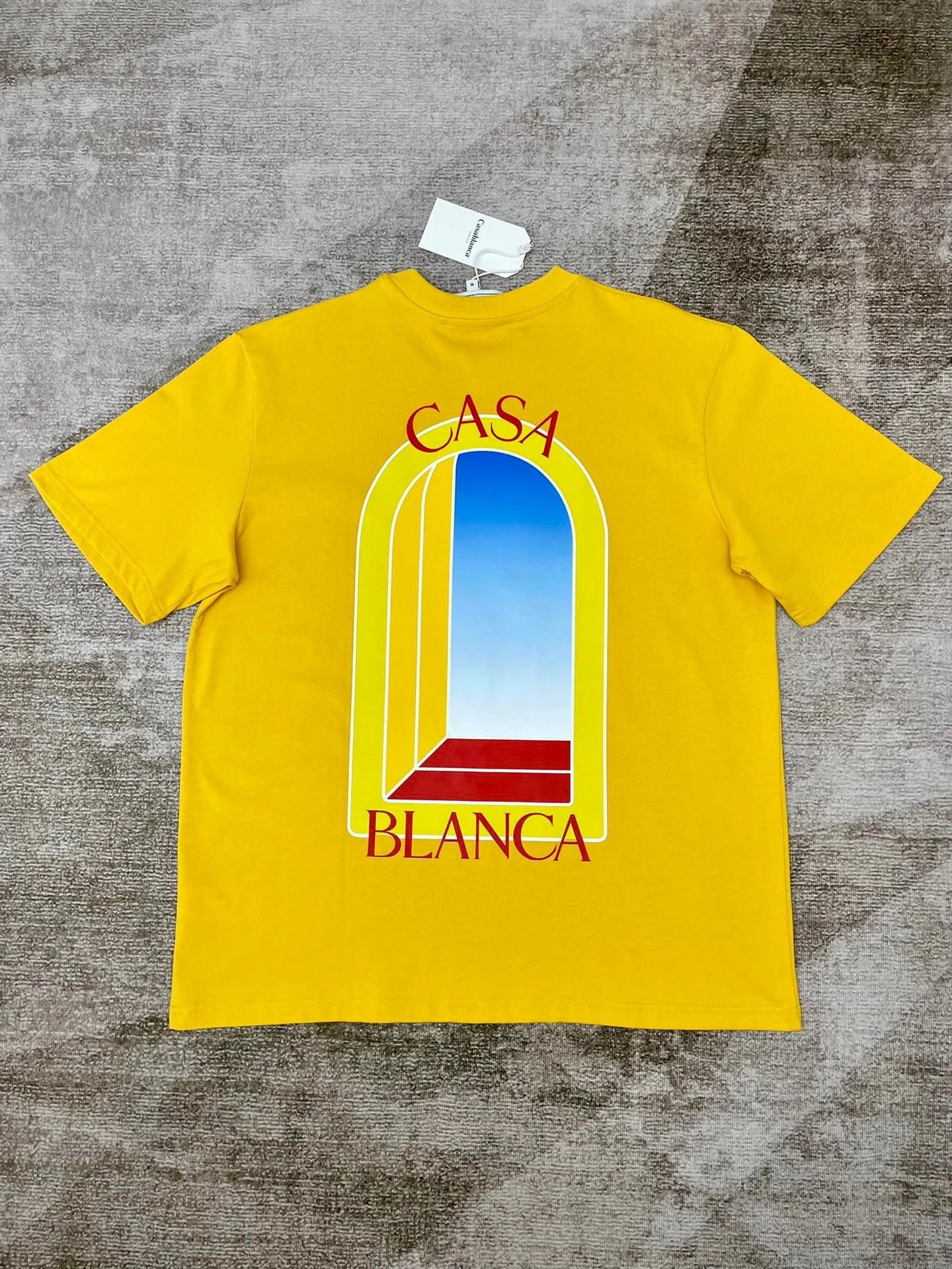 Casablanca Plaza Casa Graphic T-Shirt White - 37