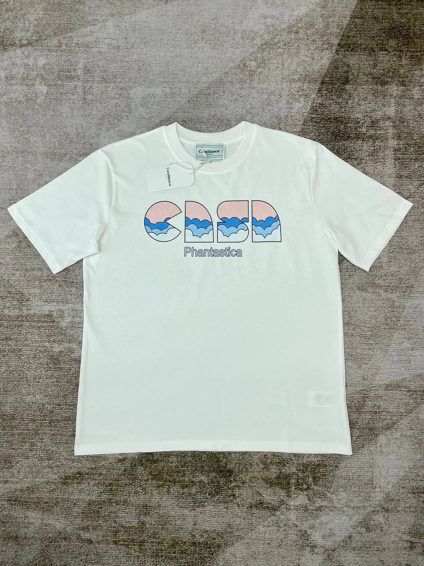 Casablanca Plaza Casa Graphic T-Shirt White - 71