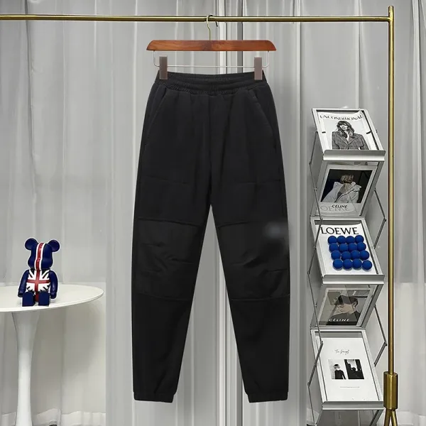 Design Premium Fleece Jogger Pants Black Sweatpants - 4