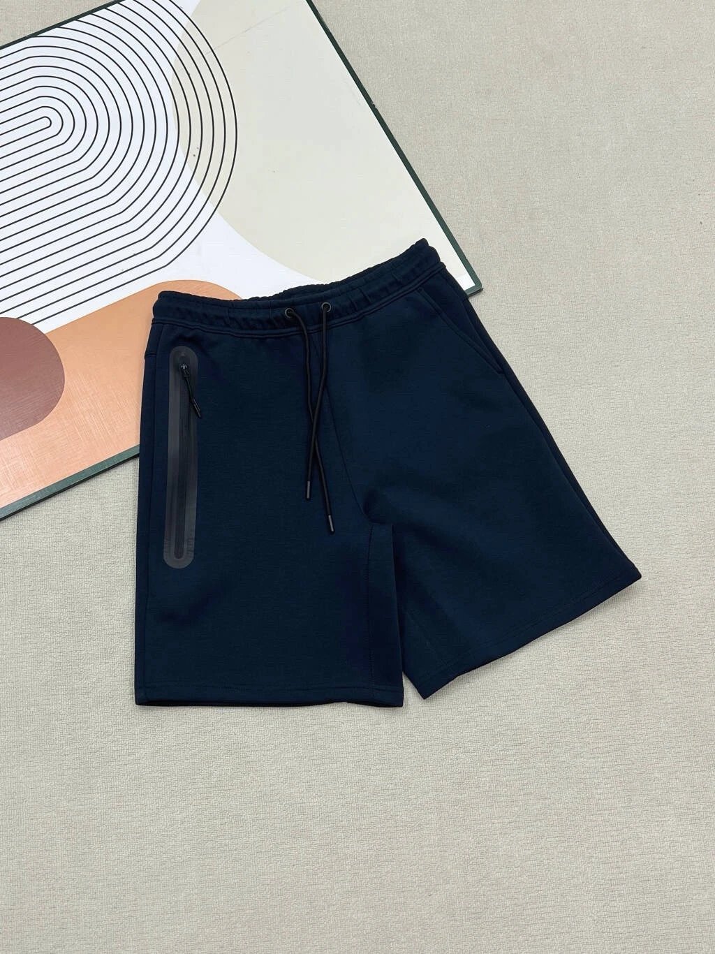 Multi-color zip shorts photo 4
