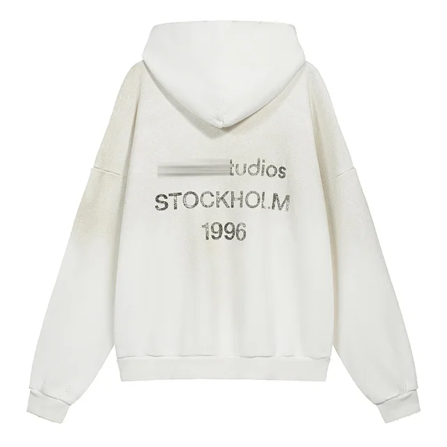 Acne Studios Hoodies & Sweatshirts Stockholm 1996 back-print hoodie product detail image 19
