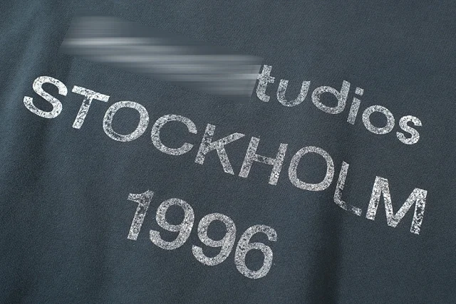 Acne Studios Hoodies & Sweatshirts Stockholm 1996 back-print hoodie product detail image 14
