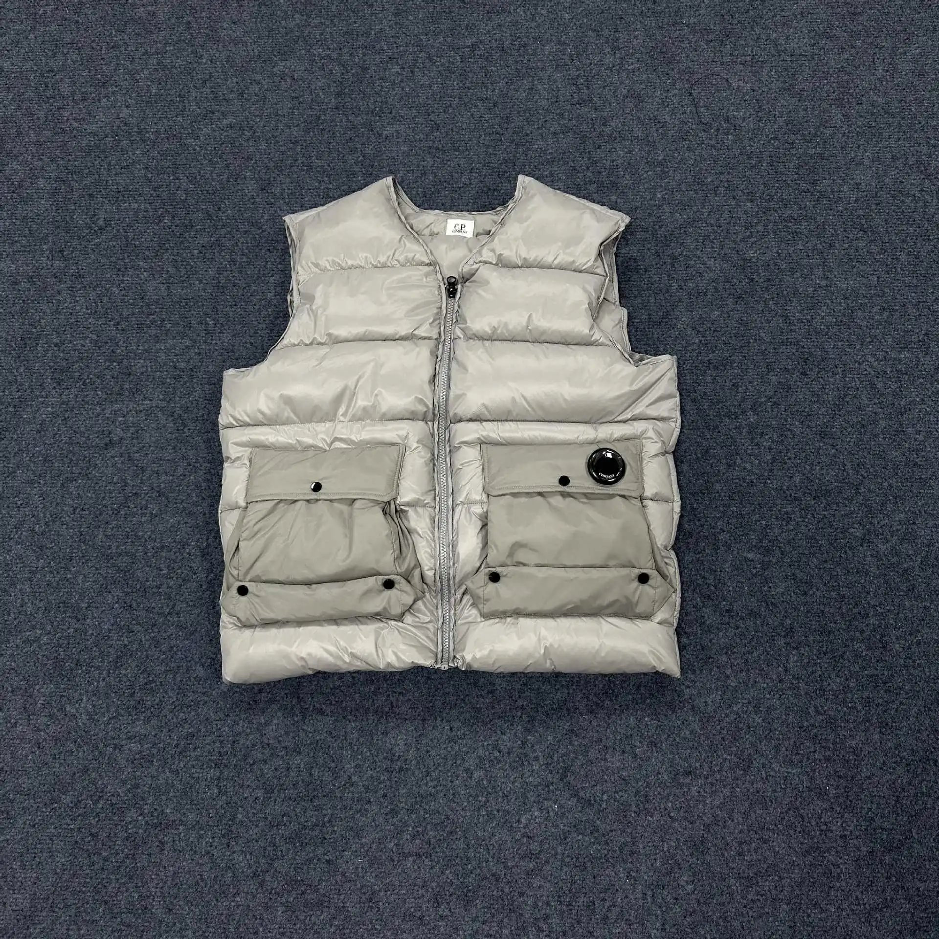CP Company Goggle Vest Army Green Down Vest - 16