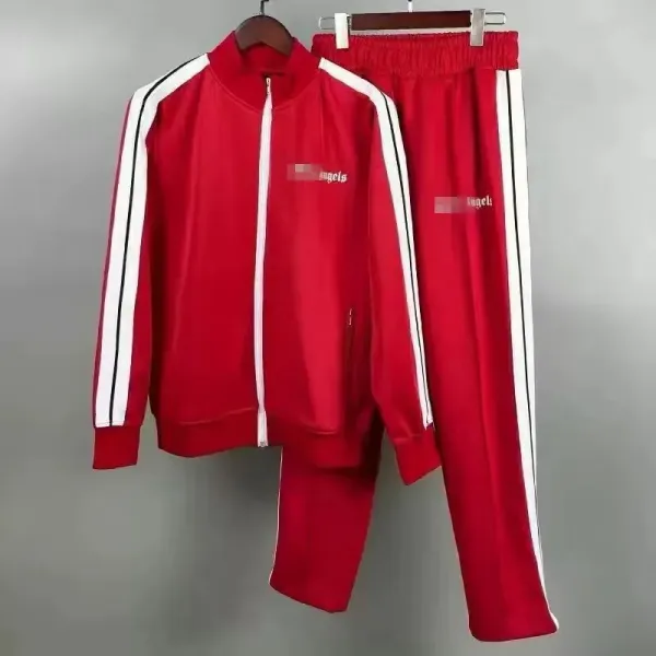 Design Track Suit Beige with White and Black Stripes Tracksuit - 16