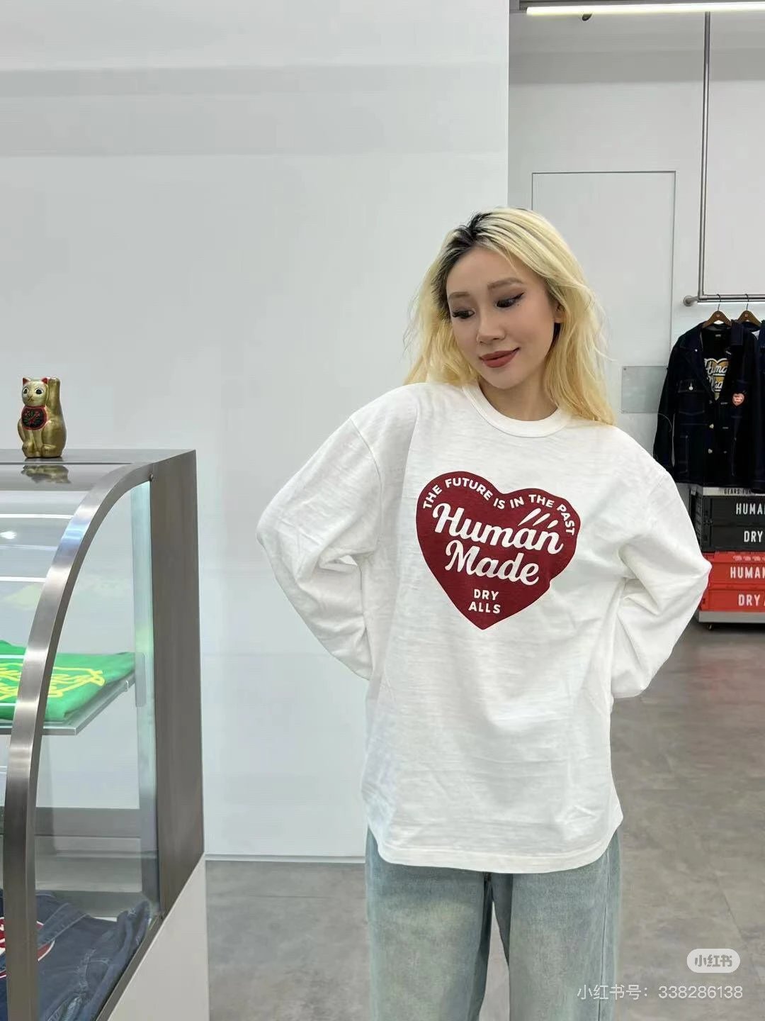 Heart Print Long Sleeve T-Shirt photo 7